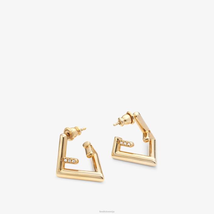 ženske prvi uhani srebro Fendi nakit Z68L1689