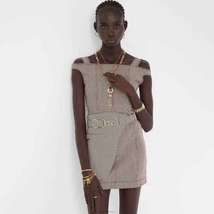 ženske baguette zapestnica zlato Fendi nakit Z68L1716