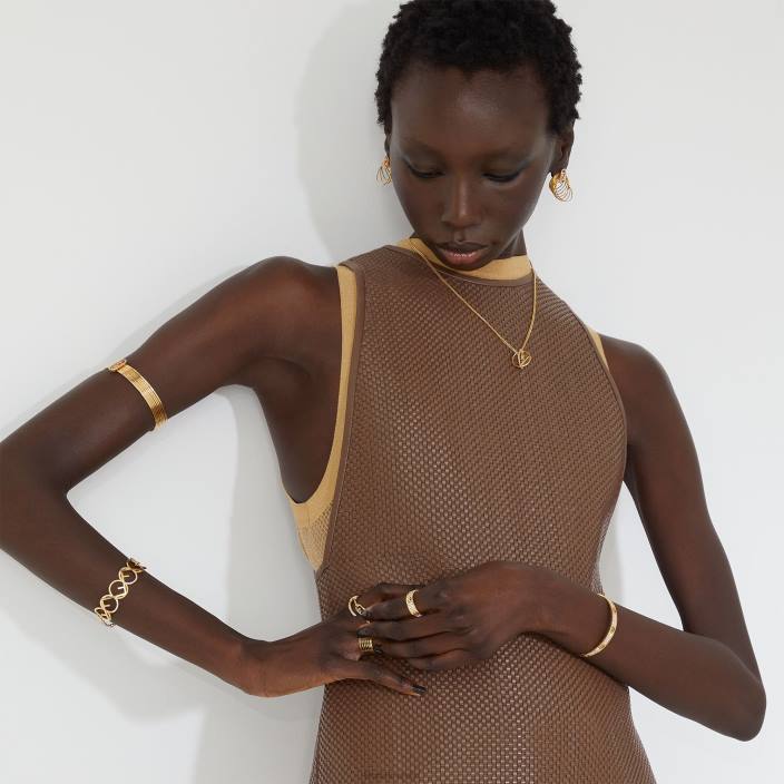 ženske zapestnica zlato Fendi nakit Z68L1687