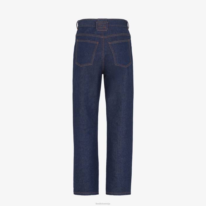 ženske denim hlače modra Fendi oblačila Z68L1195