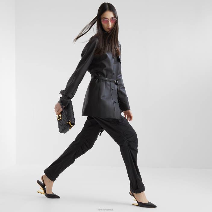 ženske najlonske hlače Črna Fendi oblačila Z68L1096