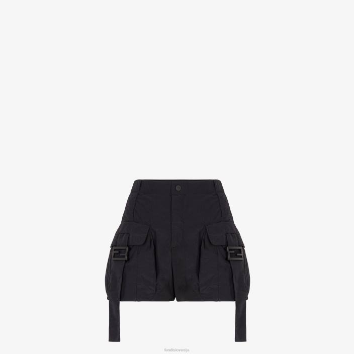 ženske najlonske kratke hlače Črna Fendi oblačila Z68L1076