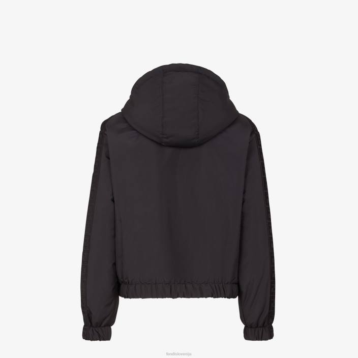 ženske najlonska jakna Črna Fendi oblačila Z68L1114