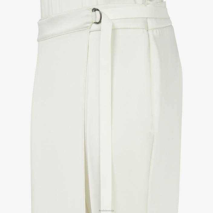 ženske saten kombinezon bela Fendi oblačila Z68L1133