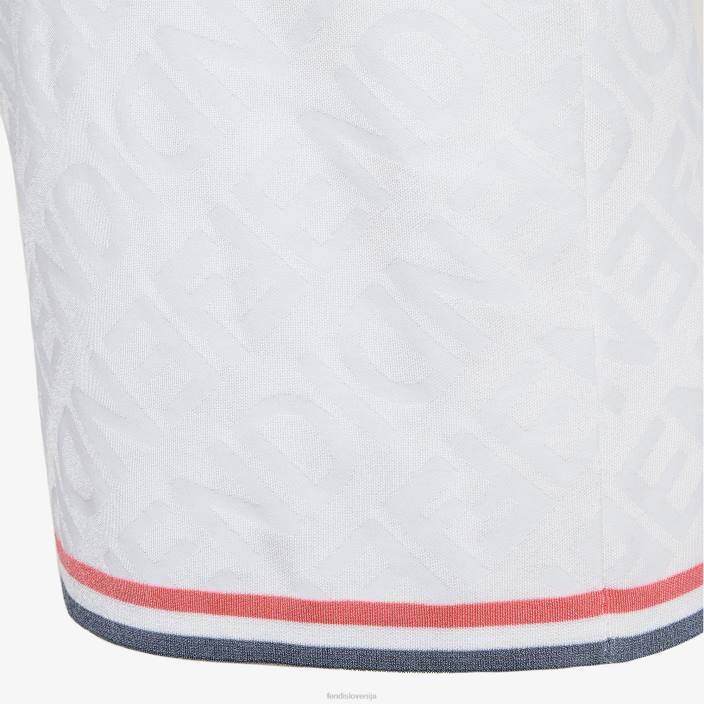 ženske krilo iz viskoze bela Fendi oblačila Z68L1033