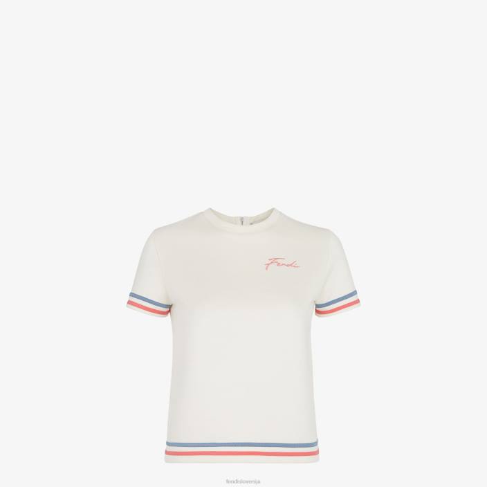 ženske jersey krilo bela Fendi oblačila Z68L1040