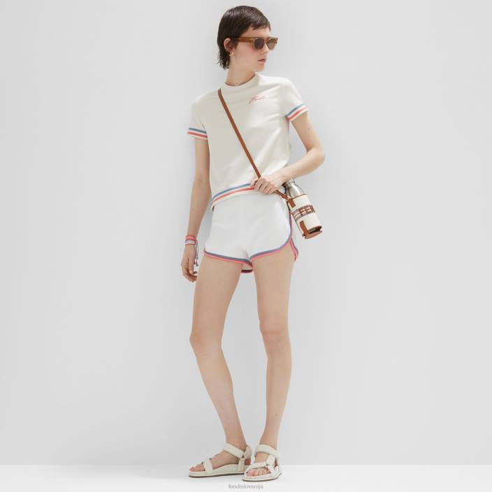 ženske jersey krilo bela Fendi oblačila Z68L1040