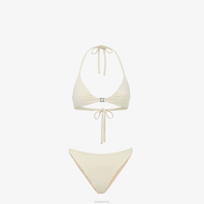 ženske bikini iz lycre bež Fendi oblačila Z68L1068