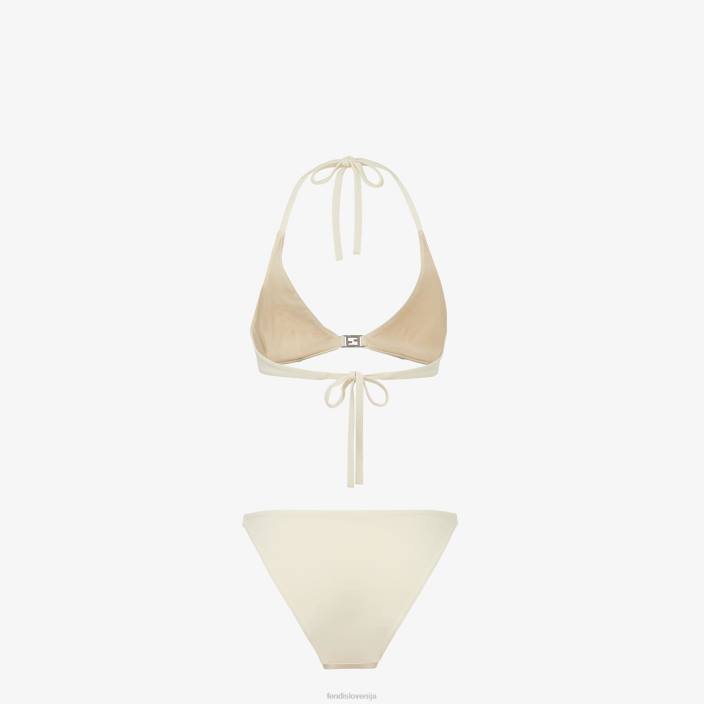 ženske bikini iz lycre bež Fendi oblačila Z68L1068