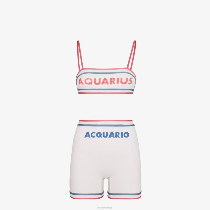 ženske bikini iz lycre bela Fendi oblačila Z68L1022