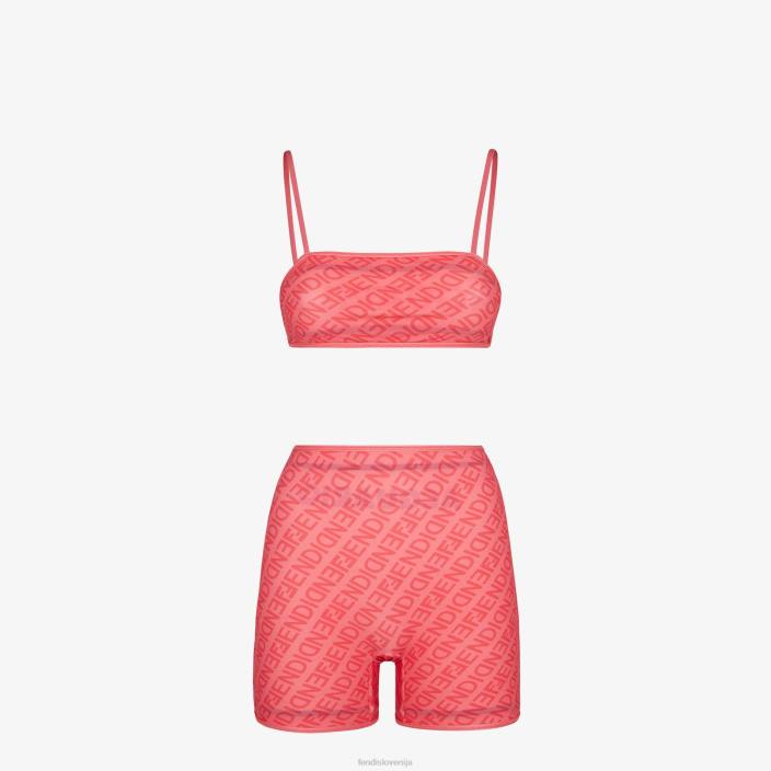 ženske bikini iz lycre bela Fendi oblačila Z68L1022