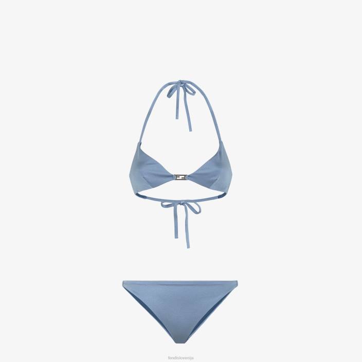 ženske bikini iz lycre modra Fendi oblačila Z68L1159