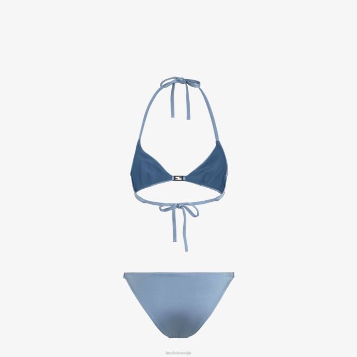 ženske bikini iz lycre modra Fendi oblačila Z68L1159