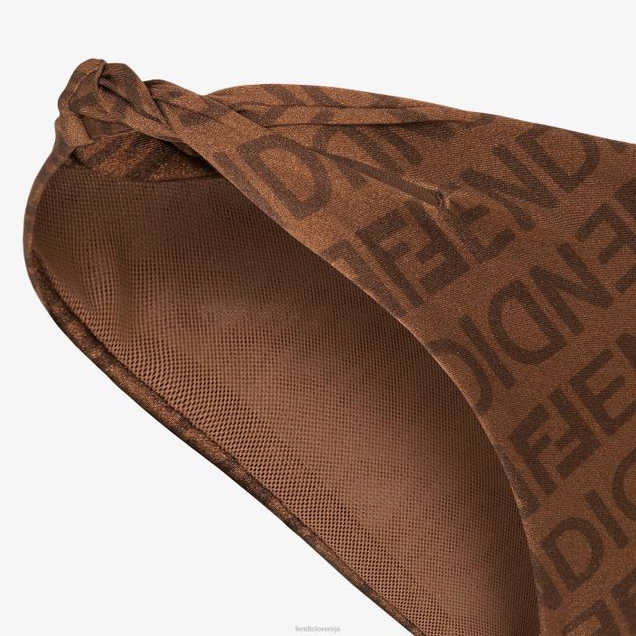 ženske bikini iz lycre rjav Fendi oblačila Z68L1057