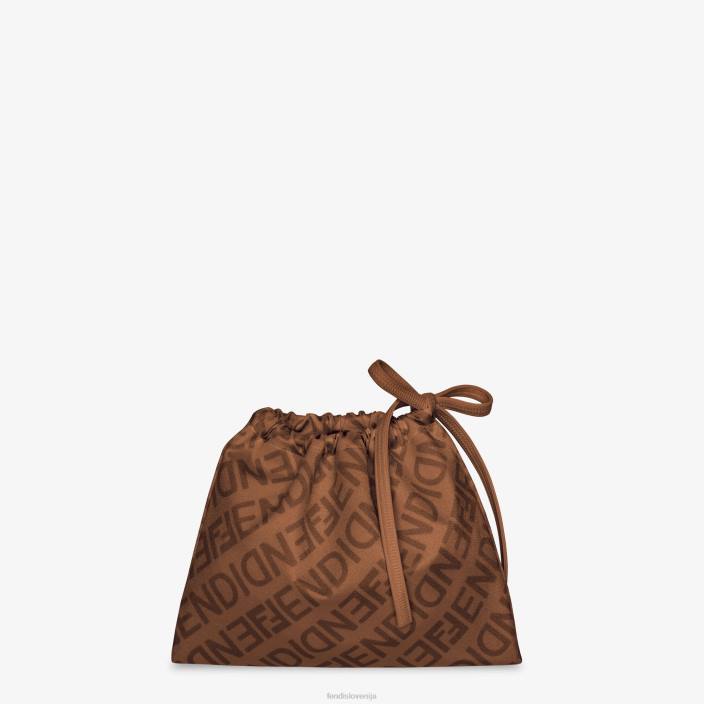 ženske bikini iz lycre rjav Fendi oblačila Z68L1057