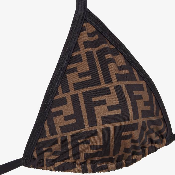 ženske bikini iz lycre Črna Fendi oblačila Z68L1011