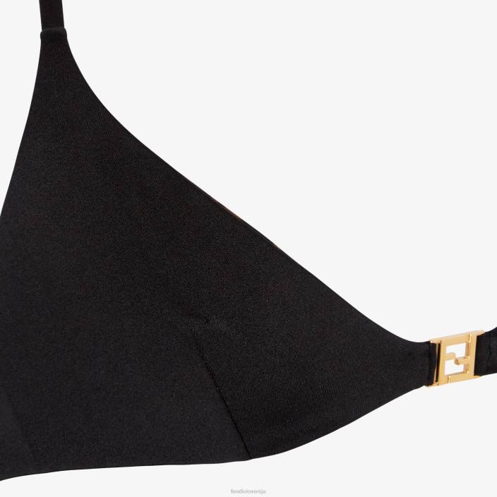 ženske bikini iz lycre Črna Fendi oblačila Z68L1073