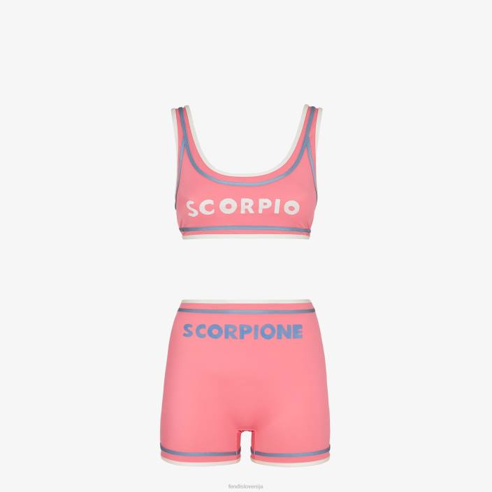 ženske bikini iz lycre roza Fendi oblačila Z68L1050