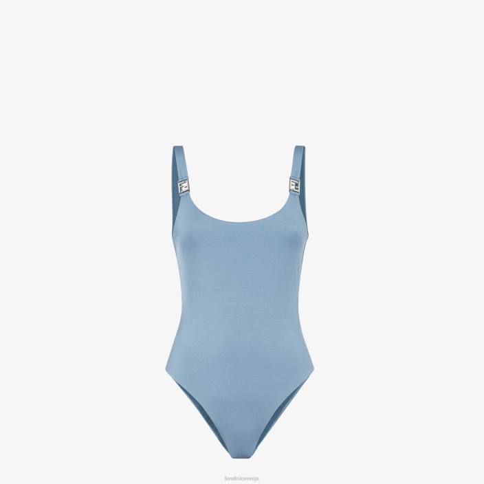 ženske enodelne kopalke iz lycre modra Fendi oblačila Z68L1161