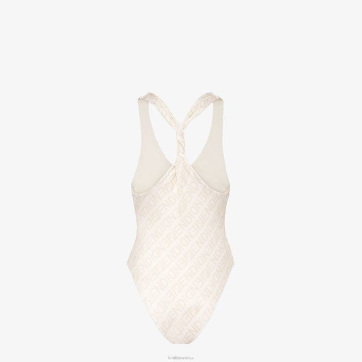 ženske kopalke iz lycre bela Fendi oblačila Z68L1059