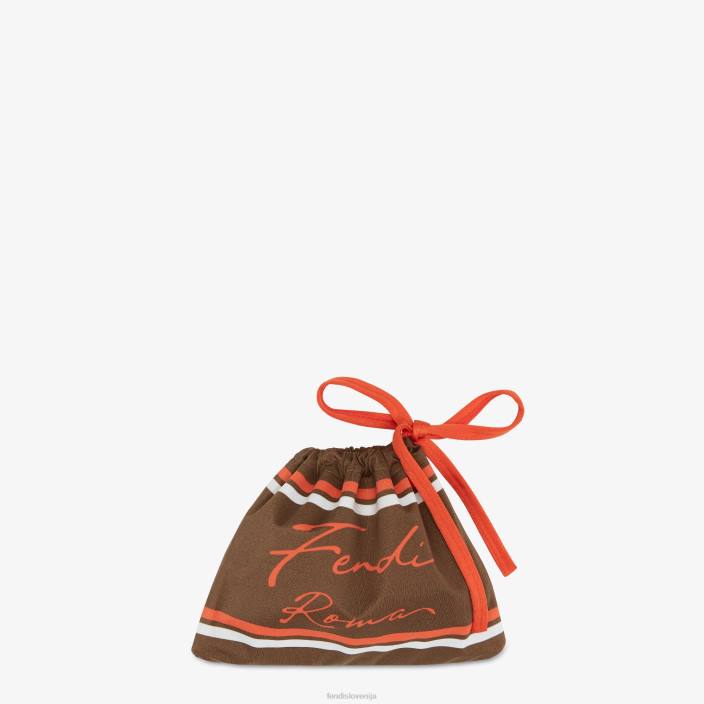 ženske kopalke iz lycre rjav Fendi oblačila Z68L1055