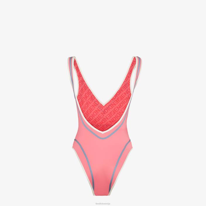 ženske kopalke iz lycre roza Fendi oblačila Z68L1051