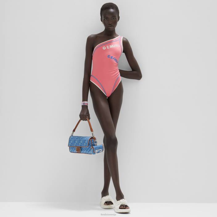 ženske kopalke iz lycre roza Fendi oblačila Z68L1052