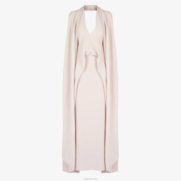 ženske obleka iz bledega kadi roza Fendi oblačila Z68L1004