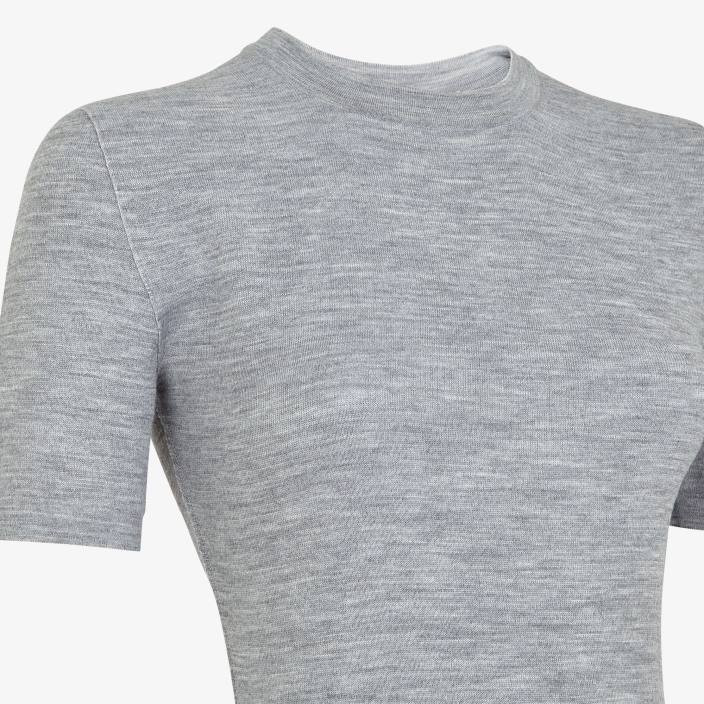 ženske volnena obleka siva Fendi oblačila Z68L1117