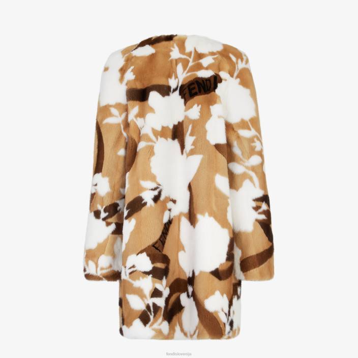 ženske mink plašč večbarvna Fendi oblačila Z68L1139