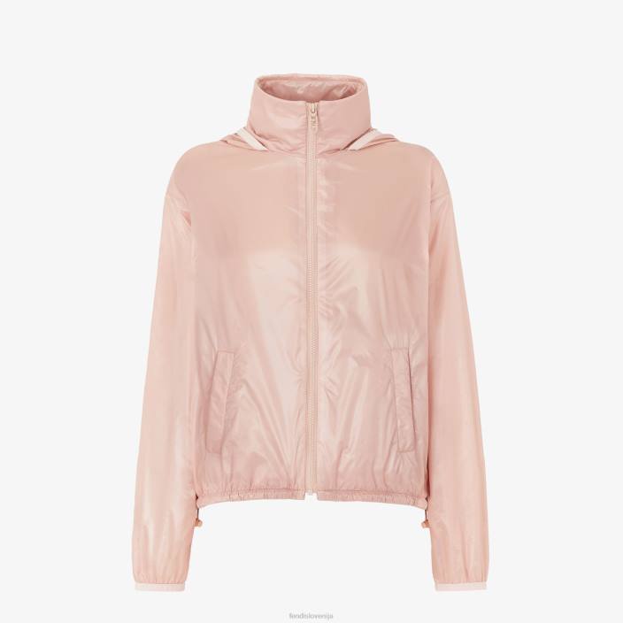 ženske najlonska vetrovka roza Fendi oblačila Z68L1202