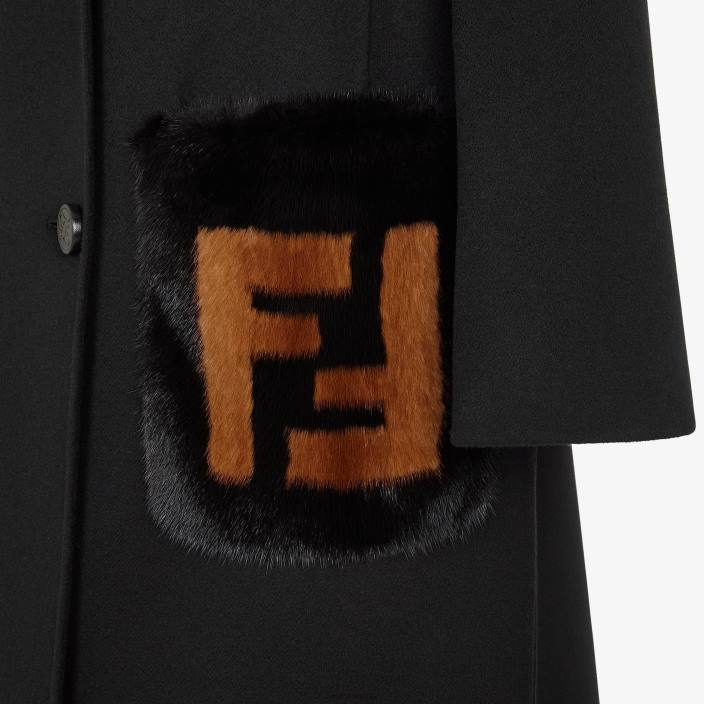 ženske volneni plašč moda Fendi oblačila Z68L1256