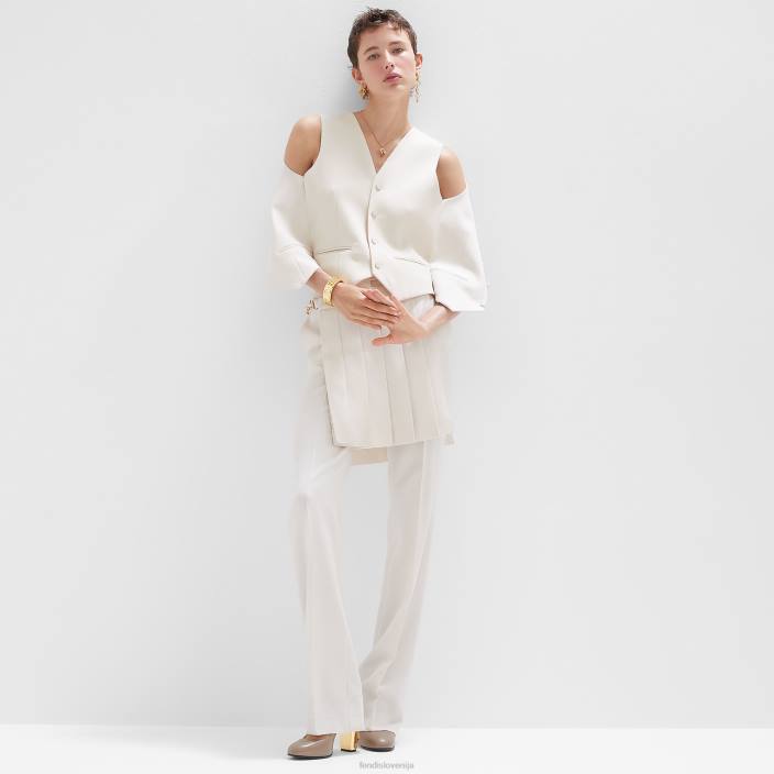 ženske volneni telovnik bela Fendi oblačila Z68L946