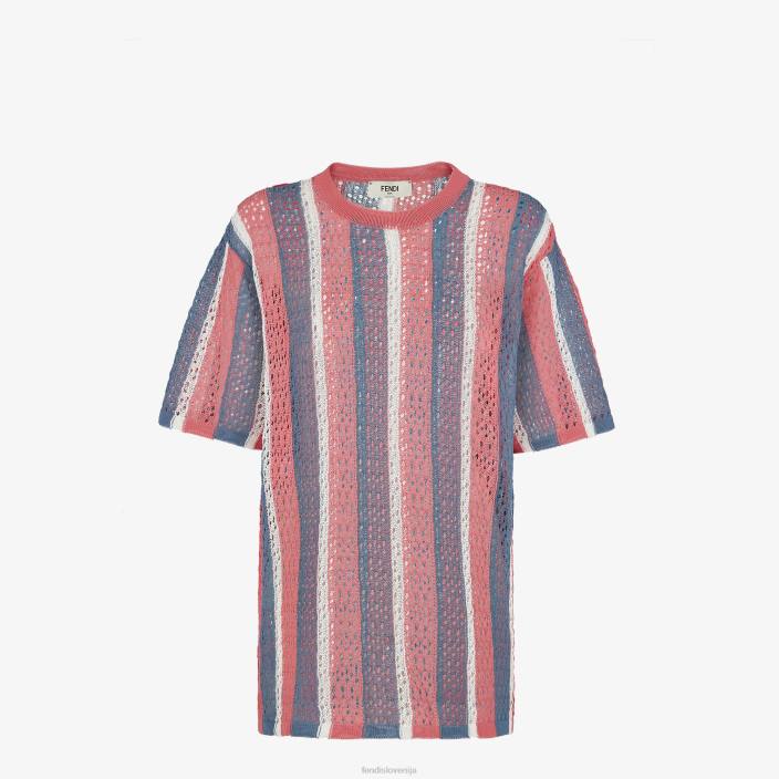 ženske bombažni kvačkani jopič večbarvna Fendi oblačila Z68L1030