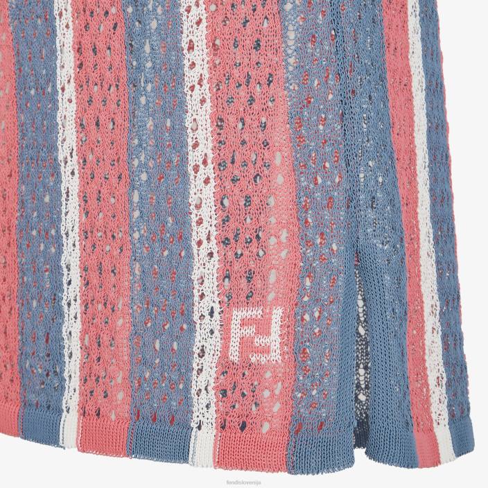 ženske bombažni kvačkani jopič večbarvna Fendi oblačila Z68L1030