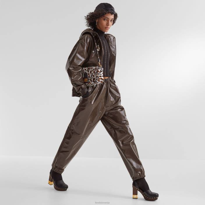 ženske pulover iz najlona in moherja Črna Fendi oblačila Z68L994