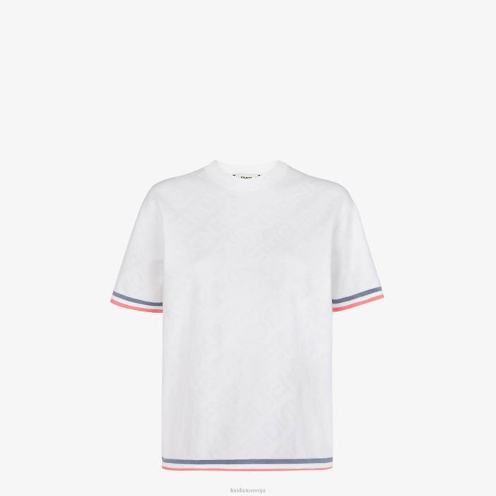 ženske pulover iz viskoze bela Fendi oblačila Z68L1035