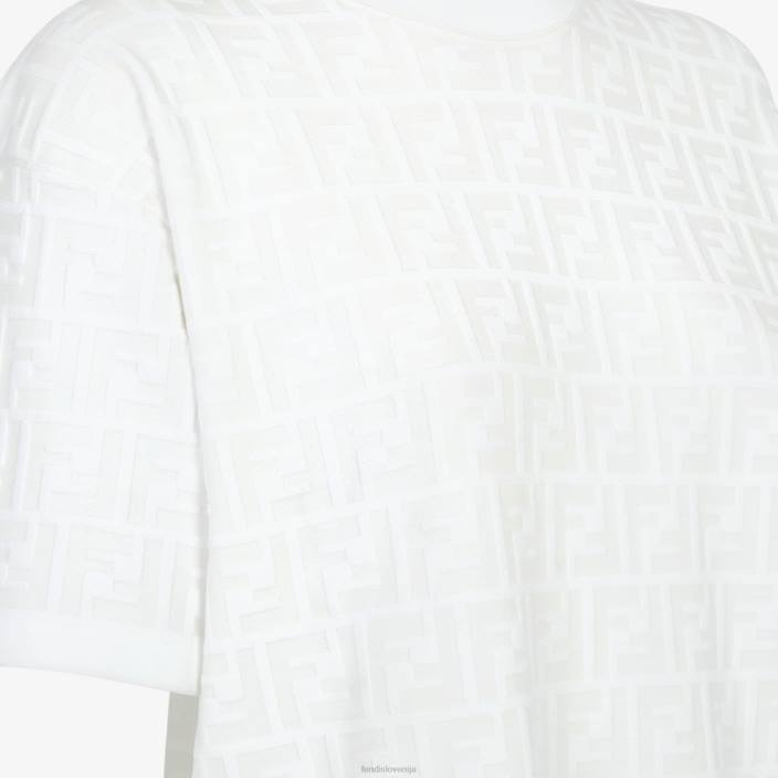 ženske pulover iz viskoze bela Fendi oblačila Z68L1162