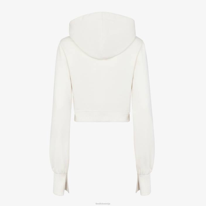 ženske bombažna jopica bela Fendi oblačila Z68L1234