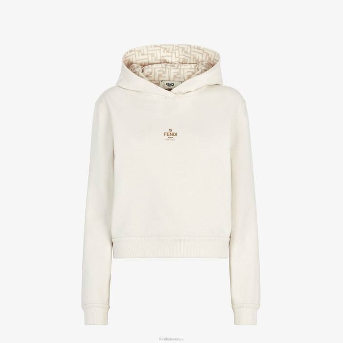 ženske jopica iz džersija bela Fendi oblačila Z68L1015