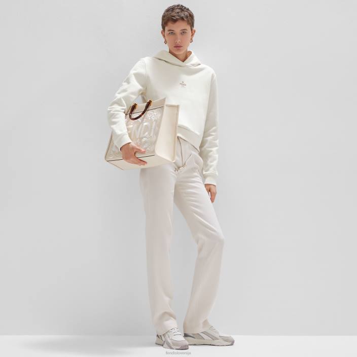 ženske jopica iz džersija bela Fendi oblačila Z68L1015