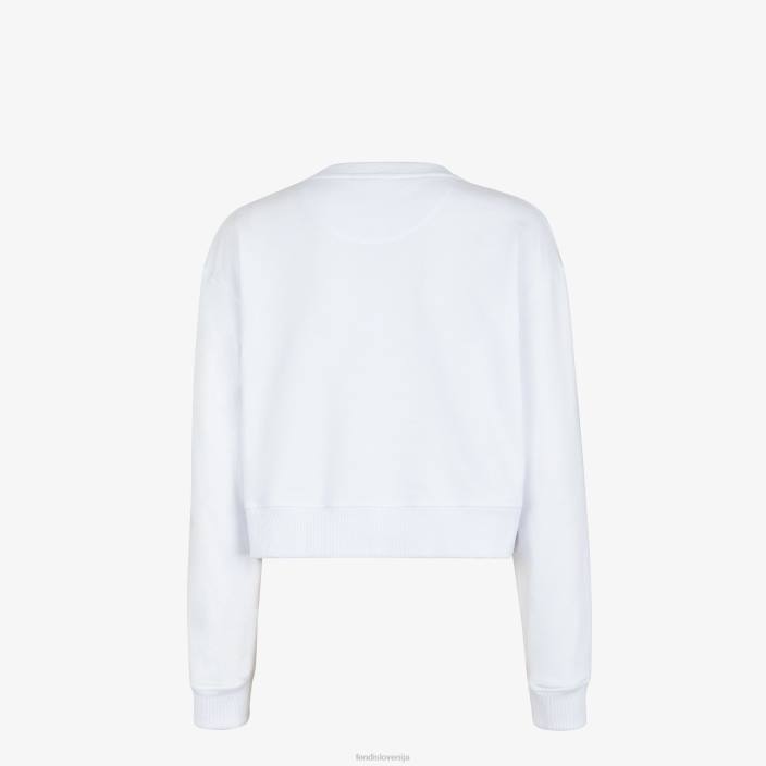 ženske jopica iz džersija bela Fendi oblačila Z68L1144