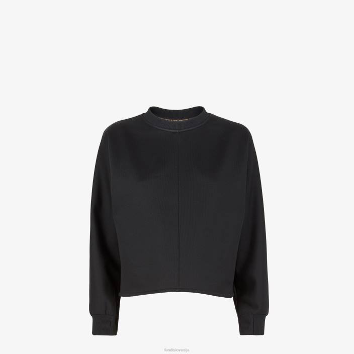 ženske jopica iz džersija Črna Fendi oblačila Z68L1210