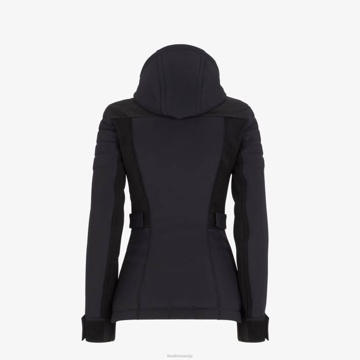 ženske jakna iz tehnološke tkanine Črna Fendi oblačila Z68L1171