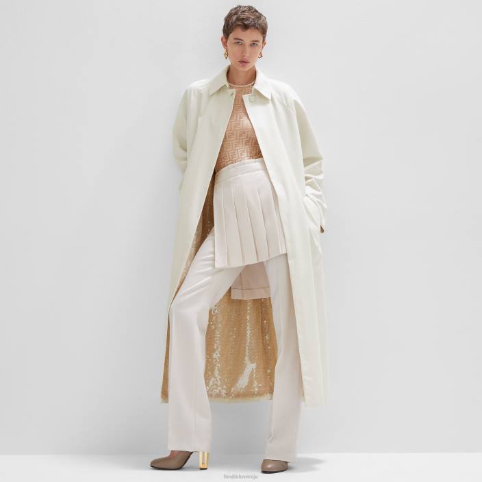 ženske bodi iz čipke bež Fendi oblačila Z68L968