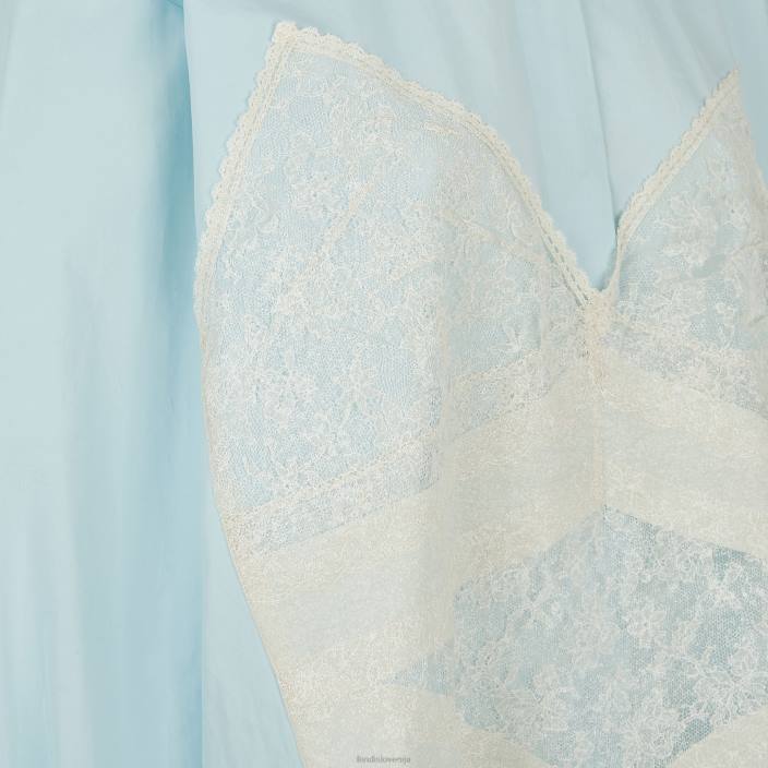 ženske bombažna majica svetlo modra Fendi oblačila Z68L966