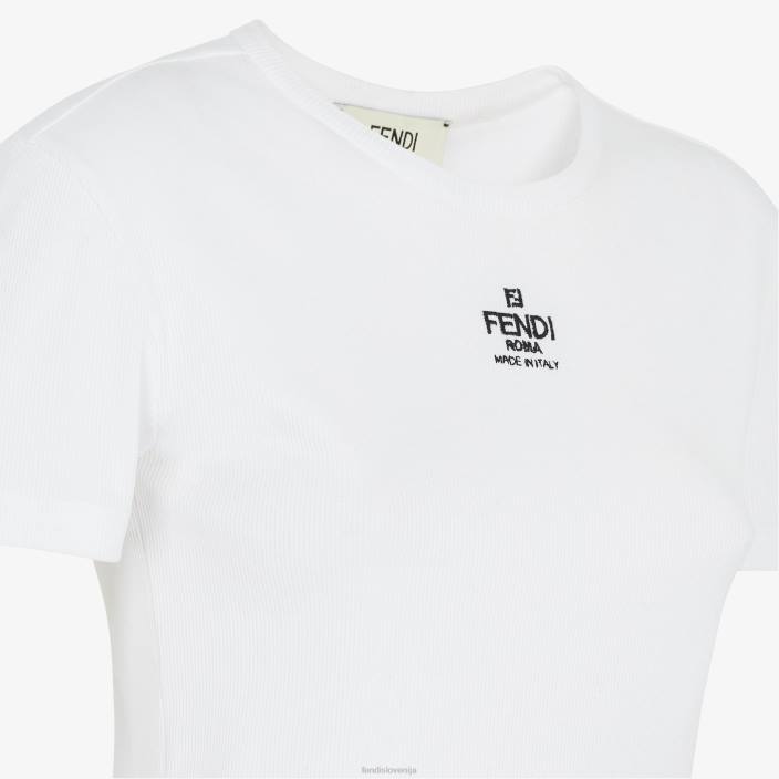 ženske bombažni jopič bela Fendi oblačila Z68L936