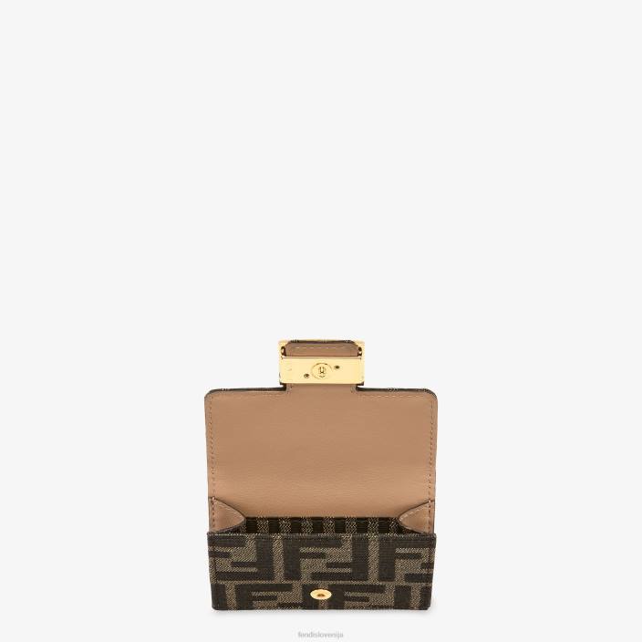 ženske denarnica iz blaga rjav Fendi dodatki Z68L1419
