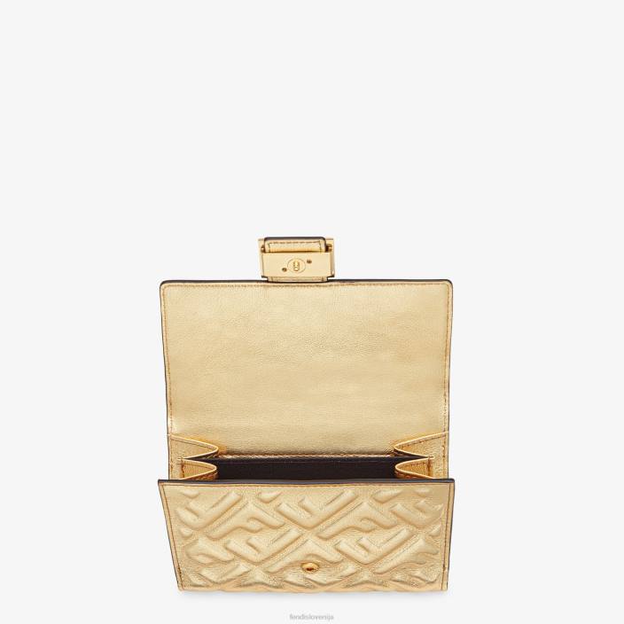 ženske denarnica usnjena denarnica zlato Fendi dodatki Z68L1574