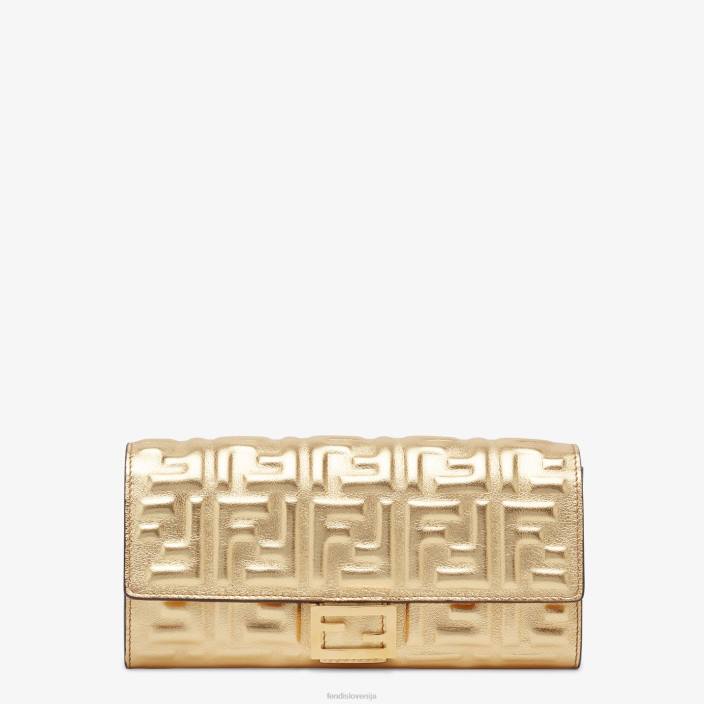 ženske en usnjena denarnica zlato Fendi dodatki Z68L1576